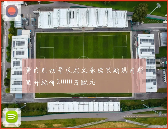 费内巴切寻求尤文承诺买断恩内斯里并标价2000万欧元